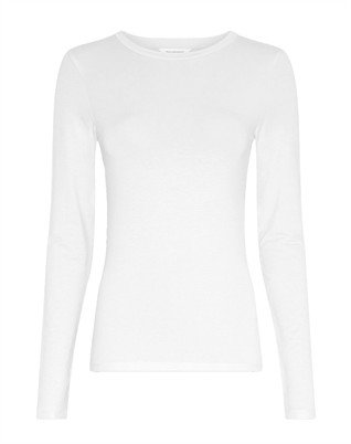 MSCH Copenhagen - Betrina Langærmet T-shirt - Bright White 